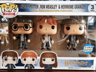 Harry Potter Funko Pop Pack Hogwarts Express & Harry Potter Ron & Hermione - Funko POP!/Pop! Harry Potter - Little Geek