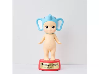 Sonny Angel Elephant Blue Bobbing Head